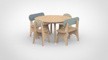A0310830 Kindersetje-B2-90cm-rond tangara groothandel